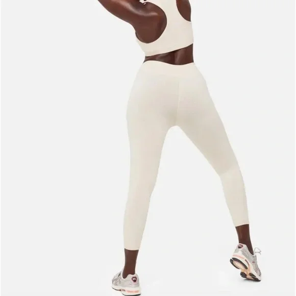 MATE The Label Organic Stretch Midi Leggings - Bone - Picture 5 of 14